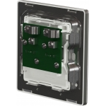 Schneider Electric UNICA X 兩位電視/收音機天線插座 (炫星銀) | NUX32TVFMM_SS